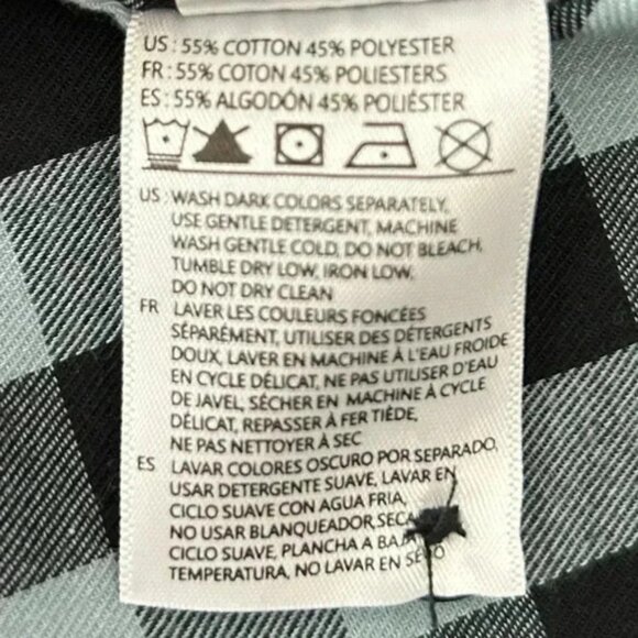 FOX Mens Shirt Troubled Mind Woven Short Sleeve Button Down Green Black Check M - Picture 10 of 14